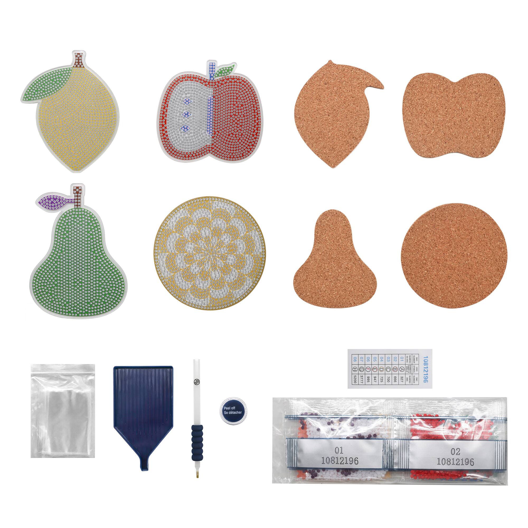 Jonathan Adler x Michaels Fruit Diamond Art Coaster Kit